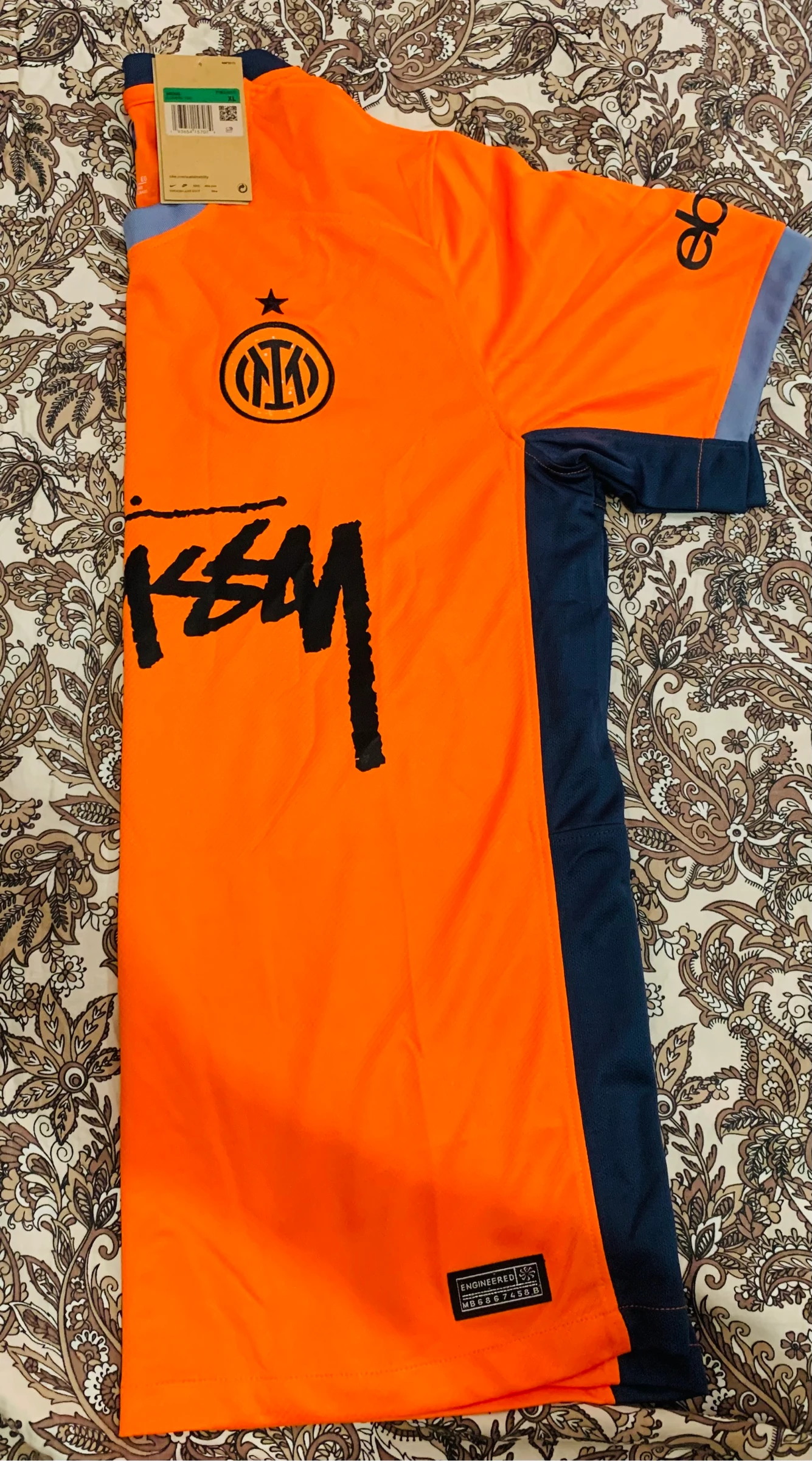 Camisola AC Milan Laranja Masculina – Design Esportivo, Confortável e Elegante – photo 2
